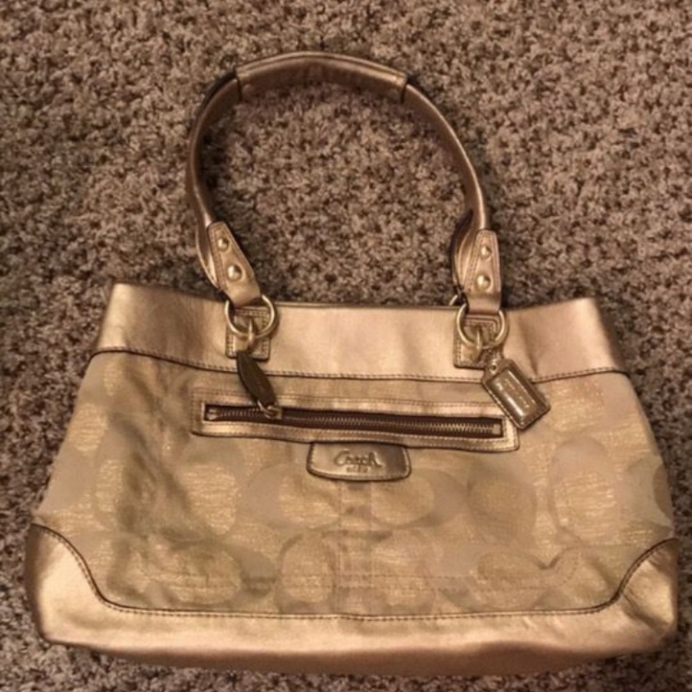 Gold Coach purse